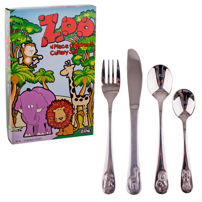 Children's 4 piece cutlery set