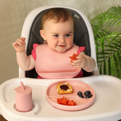 Brightberry - Divided Plate - Coral