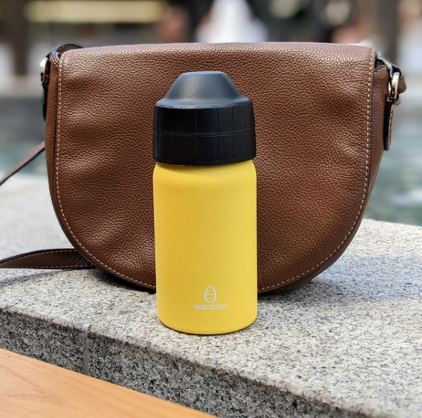 Ecococoon Stainless Steel Bottle 350ml Lemon Quartz