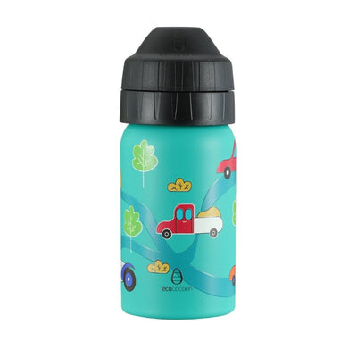 Ecococoon Stainless Steel Bottle 350ml Crazy Cars