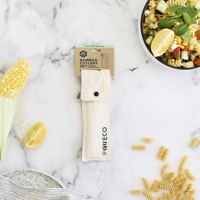 Ever Eco Bamboo Cutlery Set in Pouch