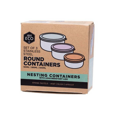 Ever Eco Round Nesting Containers