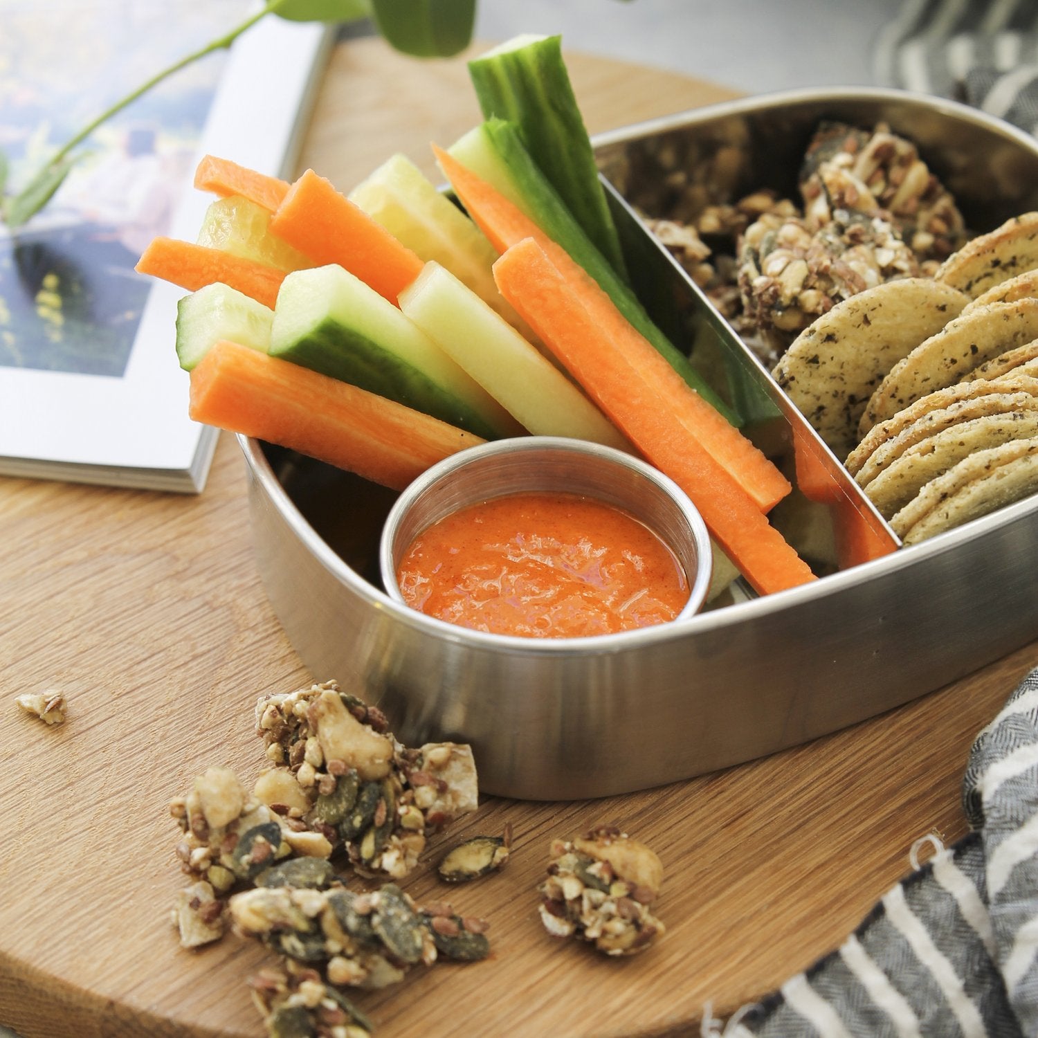 Ever Eco Bento Snack Box - 2 Compartment – Adventure Snacks
