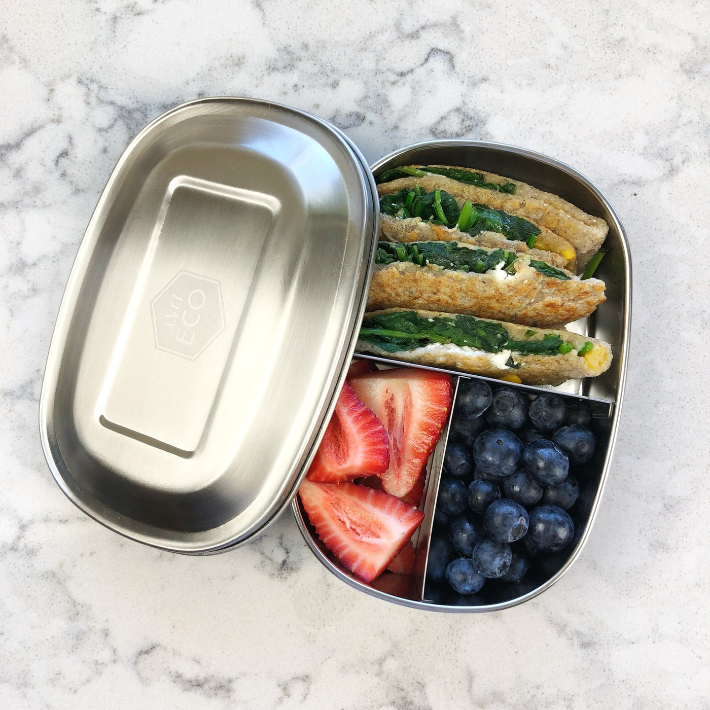 Ever Eco Bento Snack Box - 3 Compartment