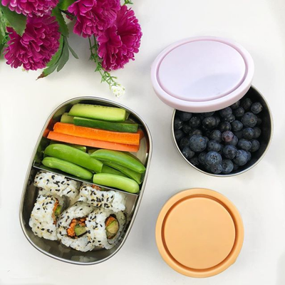 Ever Eco Round Nesting Containers and Snack Box