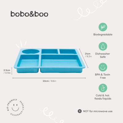 Bobo&boo Bamboo Divided Plate