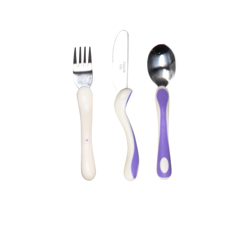 Gingerberry My First Cutlery Set Purple