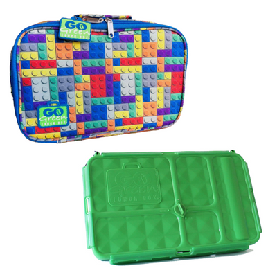 Go Green Large Lunchbox Set - Bricks n Pieces