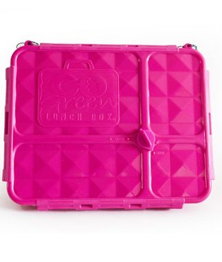 Go Green Medium Lunchbox - Pink