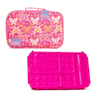 Go Green Large Lunchbox Set - Butterfly