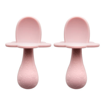 Grabease Double Silicone Spoon Set -  Blush Pink