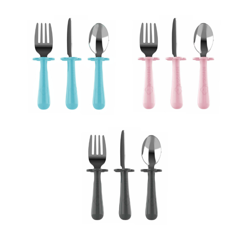 Grabease 3-Piece Stainless Steel Cutlery Set