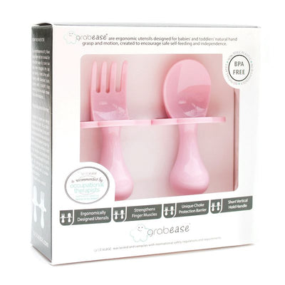 Grabease Toddler Cutlery - Blush Pink