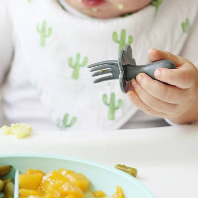 Grabease Toddler Cutlery - Grey