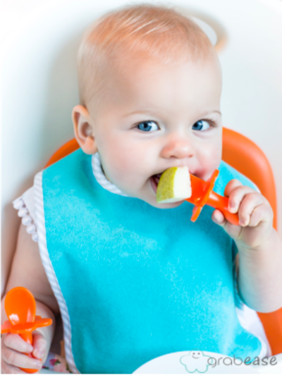 Grabease Toddler Cutlery - Orange
