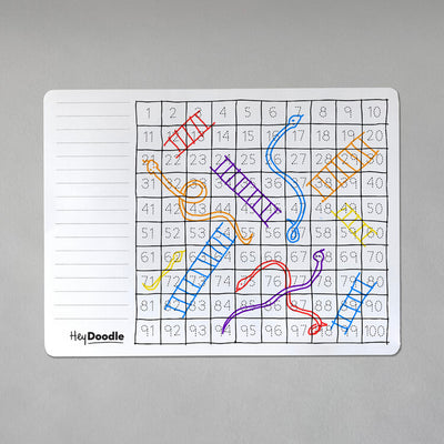 HeyDoodle Reusable Silicone Placemat - 100 Squares