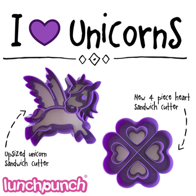 Lunch Punch Sandwich Cutters – I Heart Unicorns