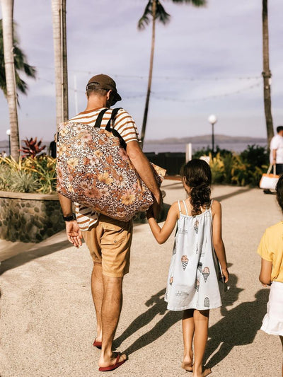 Kollab Beach Bag - Leopard Floral