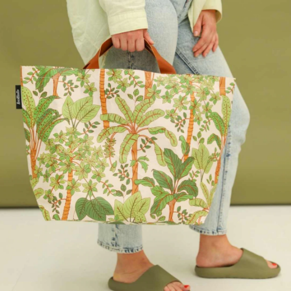 Kollab Shopper Tote - Banana Palm