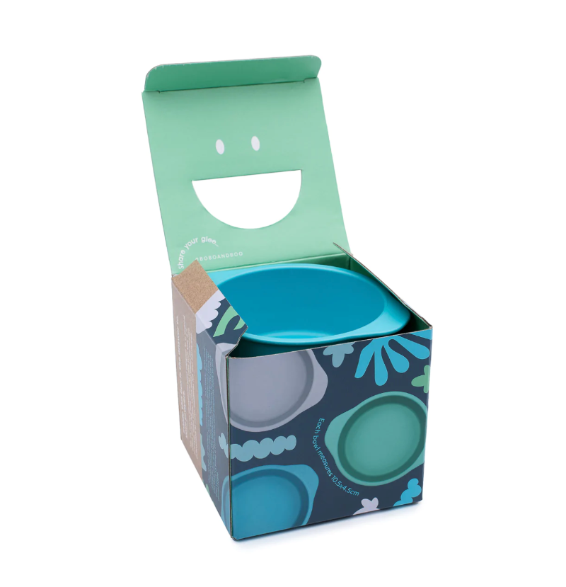 Bobo&boo 3 pack snack bowl Set - Lagoon