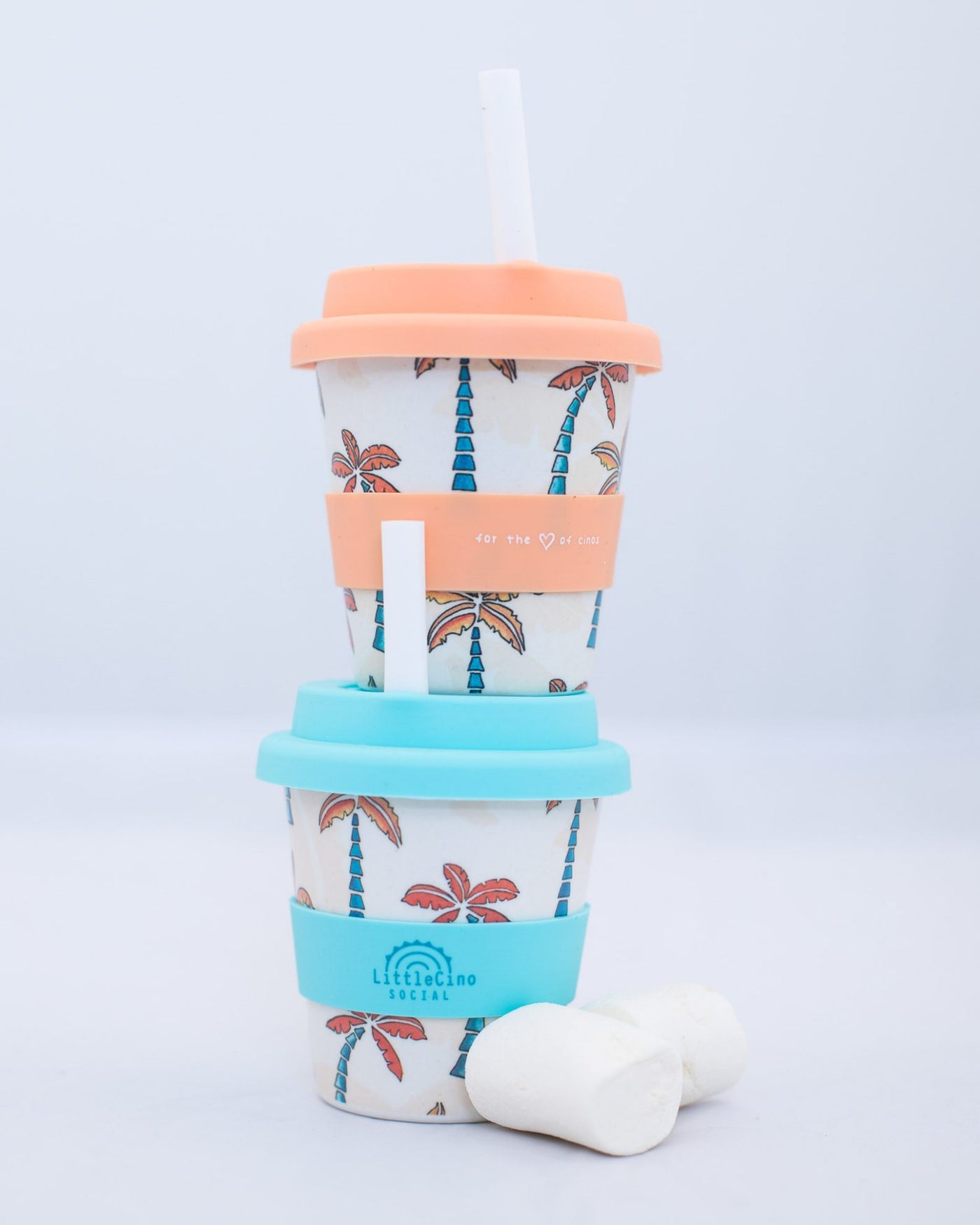 Little Cino Social Babycino Cup - Island Time Aqua