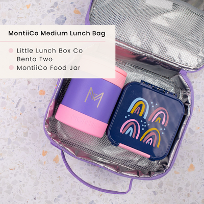 MontiiCo Medium Insulated Lunch Bag Size Guide