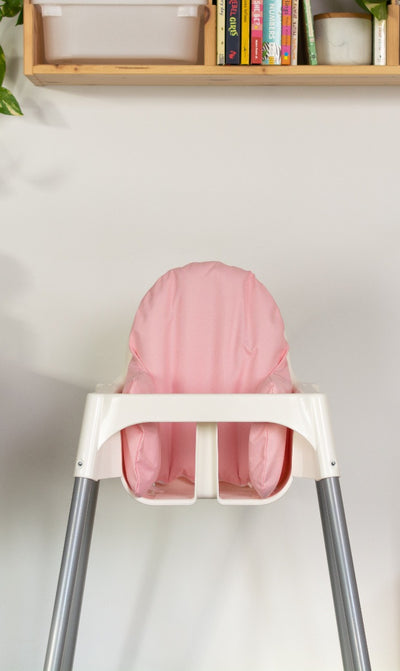Nibble & Rest Highchair Cushion Cover - Baby Pink