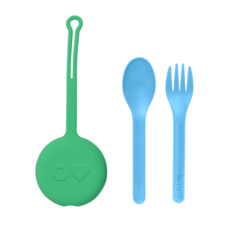 Omie Pod Cutlery Set - Mint Green