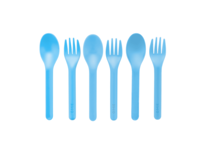 Omie 6 Piece Cutlery Set - Blue