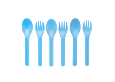 Omie 6 Piece Cutlery Set - Blue