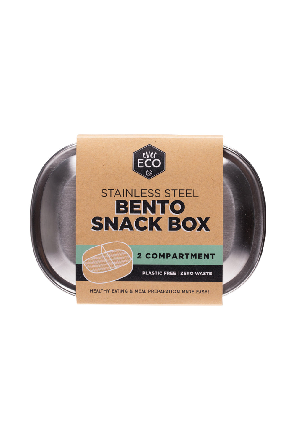 Ever Eco Bento Snack Box - 2 Compartment