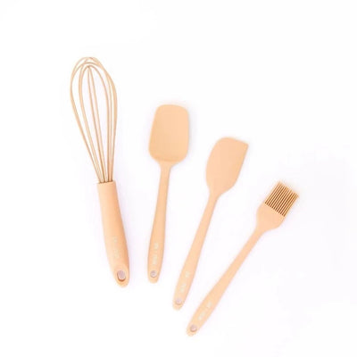 Mini Plus Me Utensil Set Peach