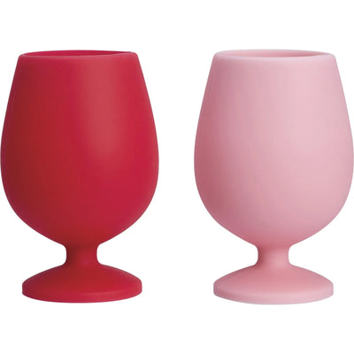 Porter Green Silicone Wine Glasses