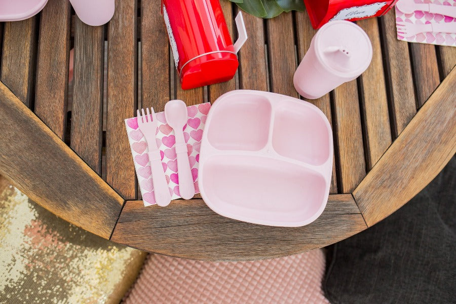RePlay Recycled Divided Plate - Ice Pink