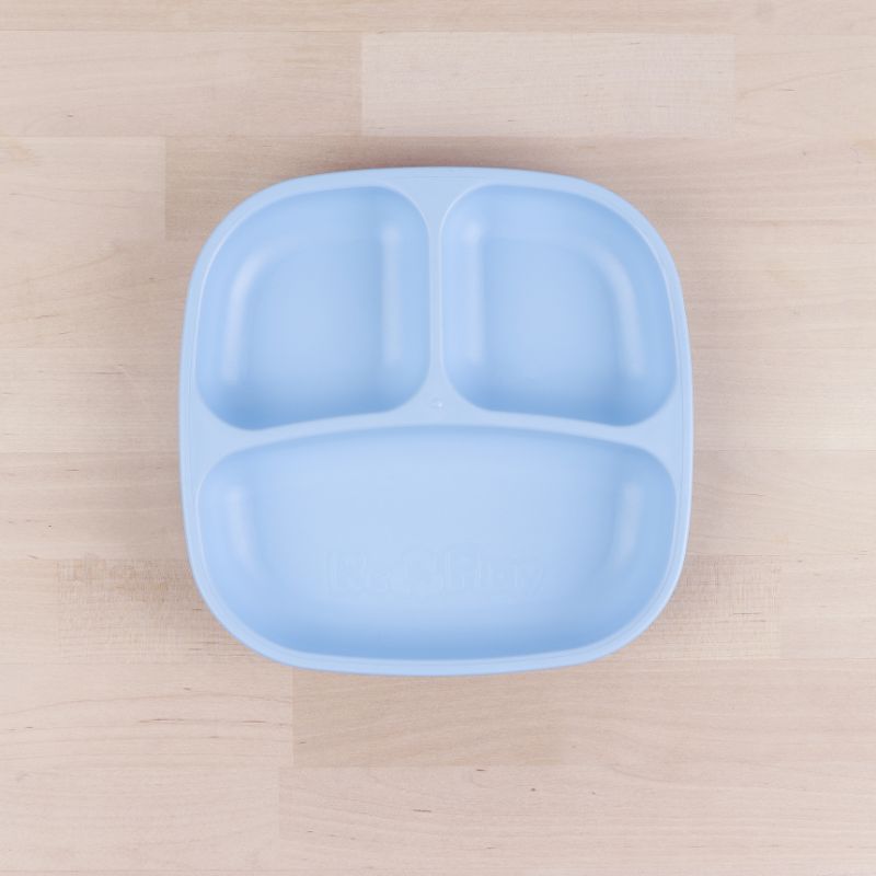 RePlay Recycled Divided Plate -  Ice Blue