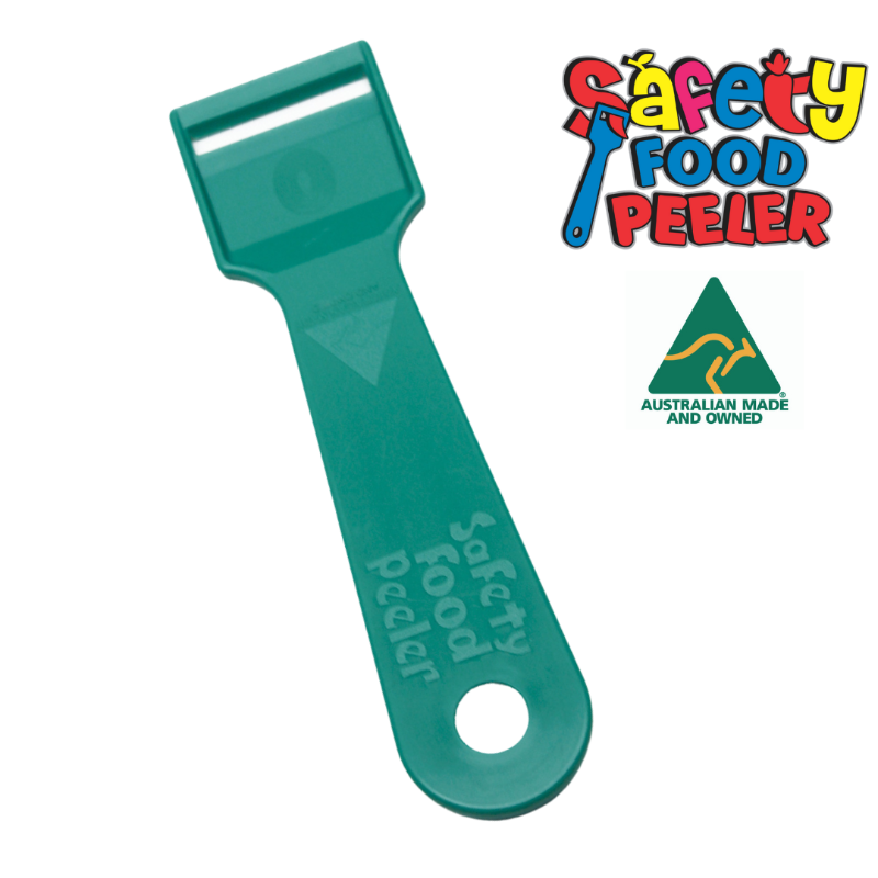 Kiddies Kutter Safety Food Peeler - Green