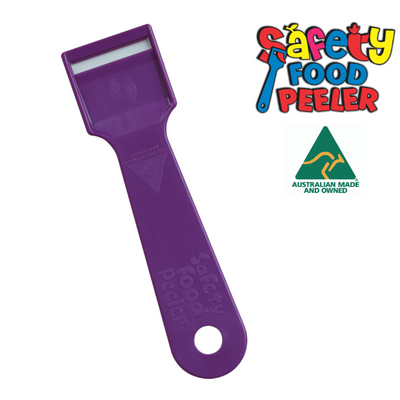 Kiddies Kutter Safety Food Peeler - Purple