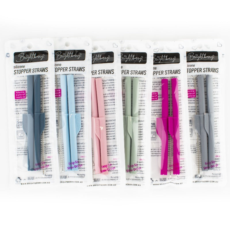 Brightberry Silicone straws