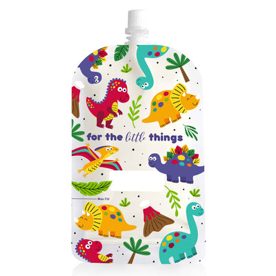 Sinchies Reusable Food Pouches - Dinosaurs