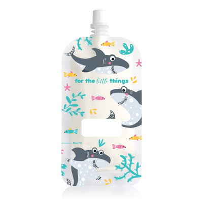 Sinchies Reusable Food Pouches Shark - 80ml