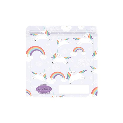 Sinchies Reusable Sandwich Bags - Unicorn and Rainbows