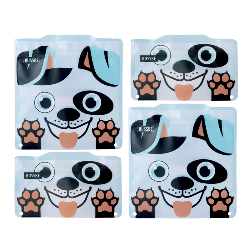 Reusable Snack & Sandwich Bags- Dog