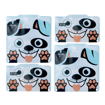 Reusable Snack & Sandwich Bags- Dog