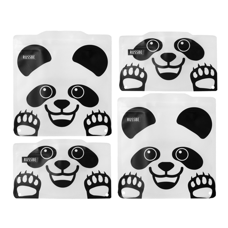 Reusable Snack & Sandwich Bags- Panda