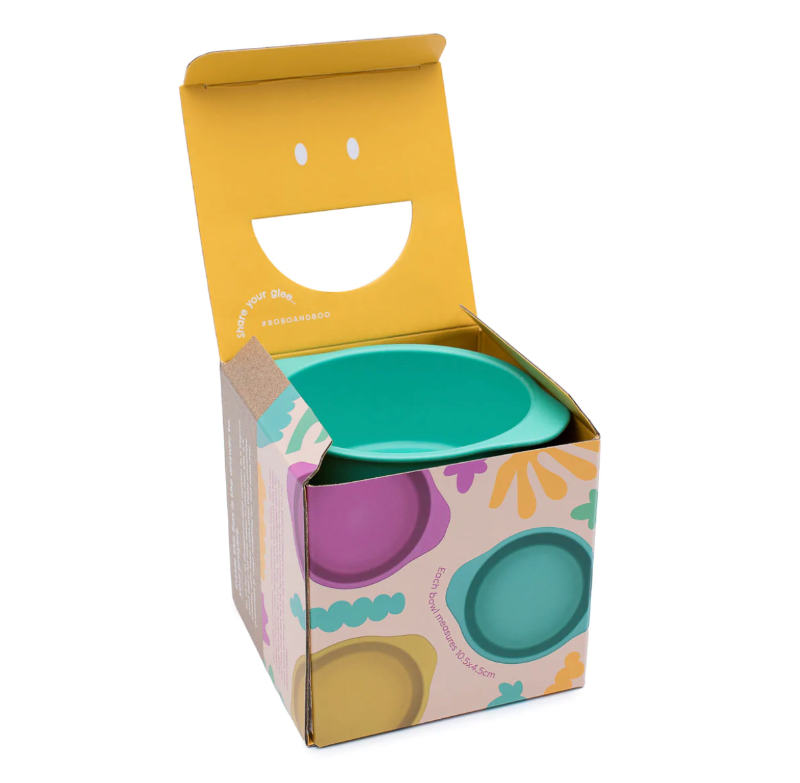 Bobo&boo 3 pack snack bowl Set- tropical