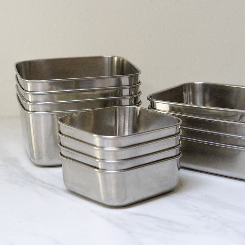 U Konserve Square To-Go Large Container - Clear Silicone Lid