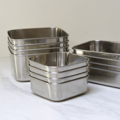 U Konserve Square To-Go Large Container - Clear Silicone Lid