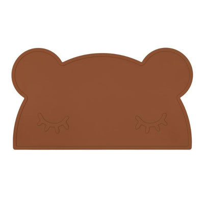 We Might Be Tiny Bear Placie - Chocolate Brown