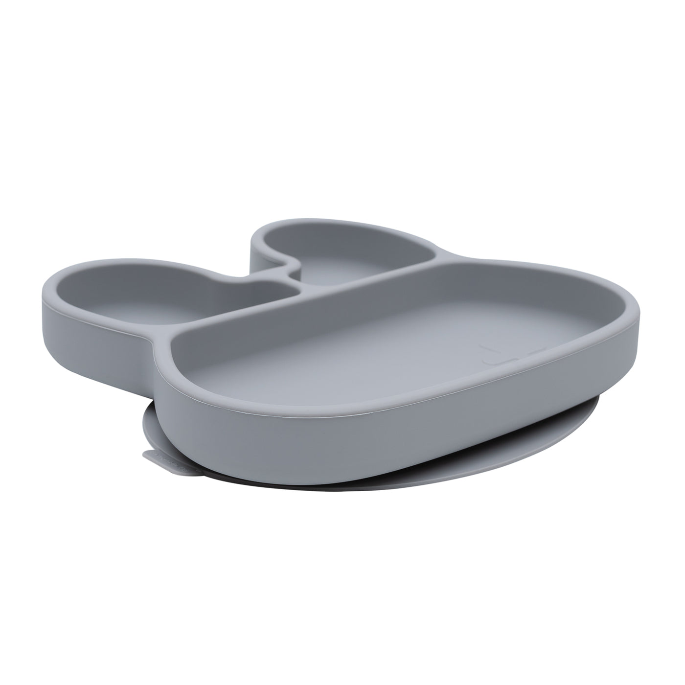 We Might Be Tiny Bunny Stickie Plate - Grey