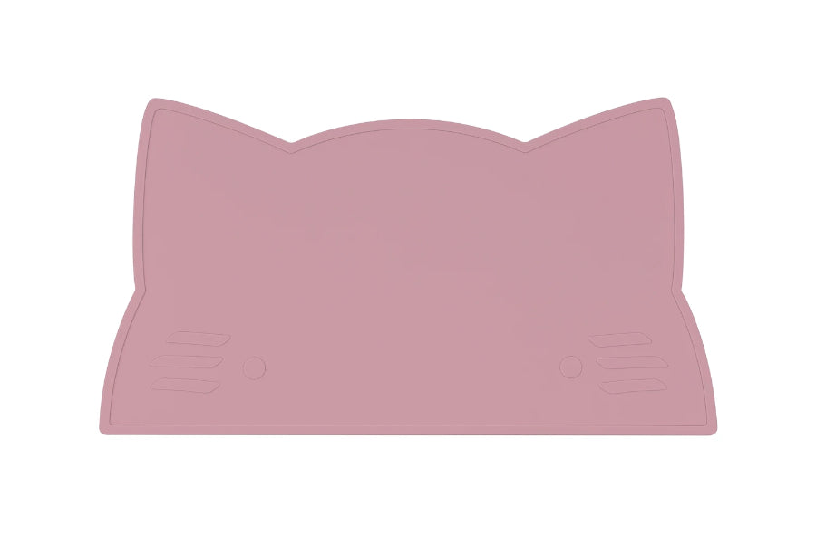 We Might Be Tiny Cat Placemat - Dusty Rose